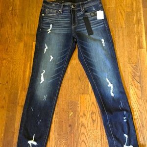 Women’s buckle black jeans